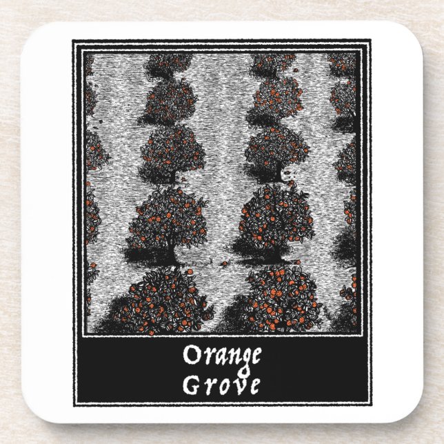 Dessous-de-verre Orange Grove (Devant)
