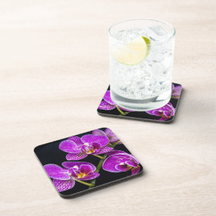 Dessous-de-verre Orchidée violette