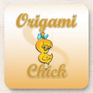 Dessous-de-verre Origami chick