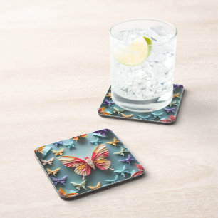 Dessous-de-verre Origami papillon