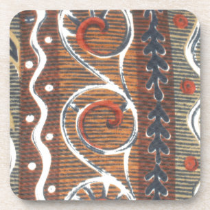 Dessous-de-verre Ornament African Vintage Traditional Colors