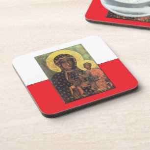 Dessous-de-verre Our Lady of Czestochowa