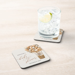 Dessous-de-verre Ours, Balloons Beiges, Balloon À Air Chaud, Baby s