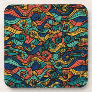 Dessous-de-verre Paisley haché