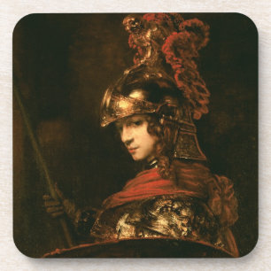 Dessous-de-verre Pallas Athéna ou, figure blindée, 1664-65