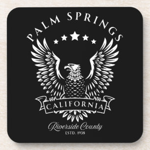 Dessous-de-verre Palm Springs Riverside County California Vintage