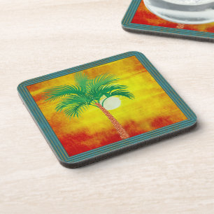 Dessous-de-verre Palm Tree Beverage Coaster