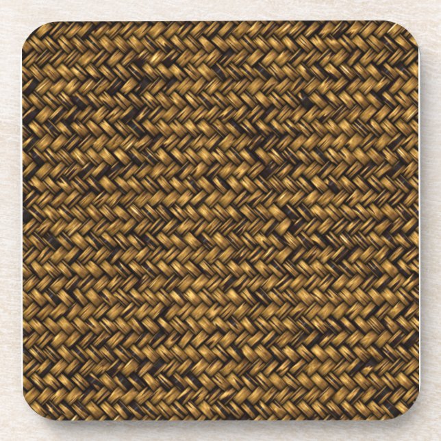 Dessous-de-verre Panier tissé par amende (Devant)