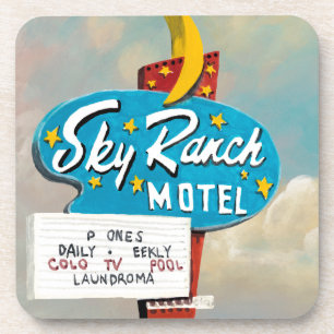 Dessous-de-verre Panneau Sky Ranch Motel