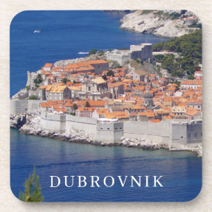 Dessous de verre panoramiques de Dubrovnik