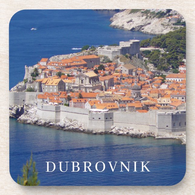 Dessous de verre panoramiques de Dubrovnik (Devant)