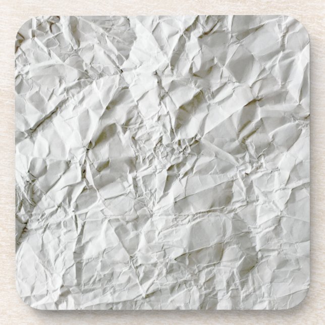 Dessous-de-verre Papier ridé drôle (Devant)