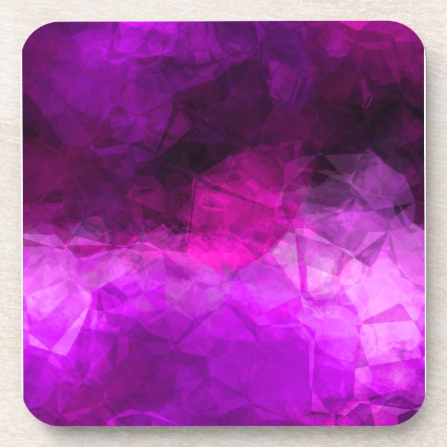 Dessous-de-verre Papier Tissu Violet Clair (Devant)