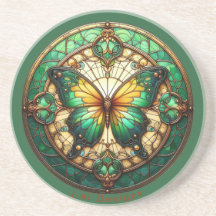 Dessous de verre papillon