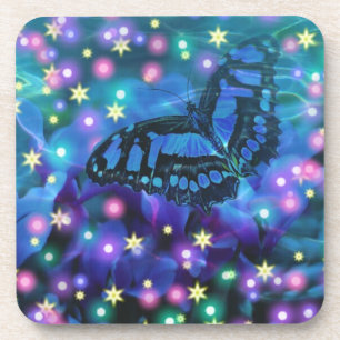 Dessous-de-verre Papillon bleu magique