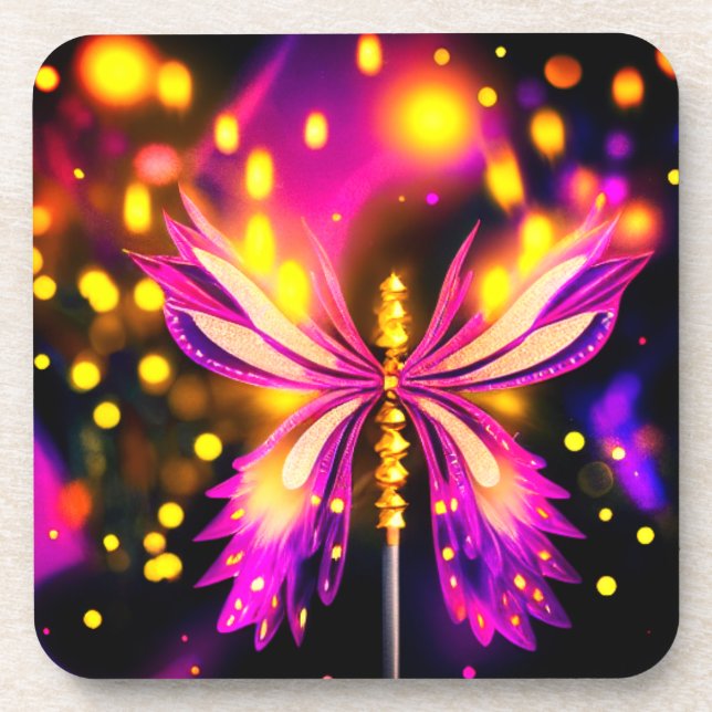 Dessous-de-verre Papillon d'art (Devant)