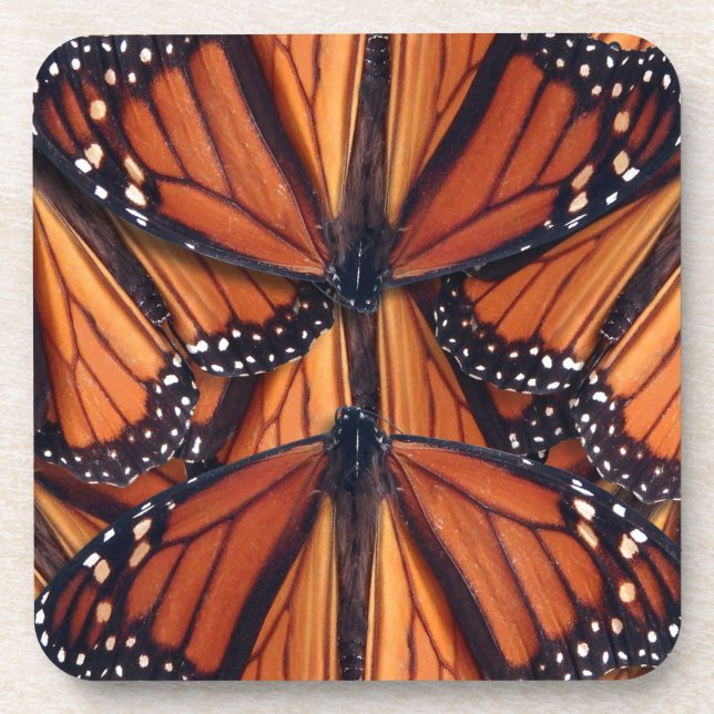 Dessous-de-verre papillon monarque (Devant)