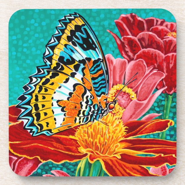 Dessous-de-verre Papillon pointu I (Devant)