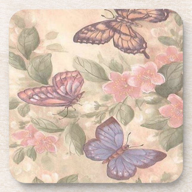 Dessous de verre papillons (Devant)