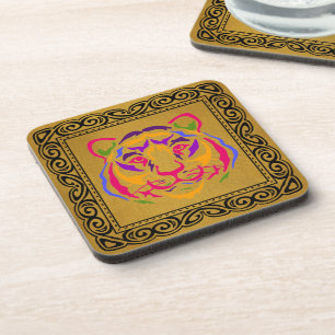Dessous-de-verre Pâque à boisson tigre