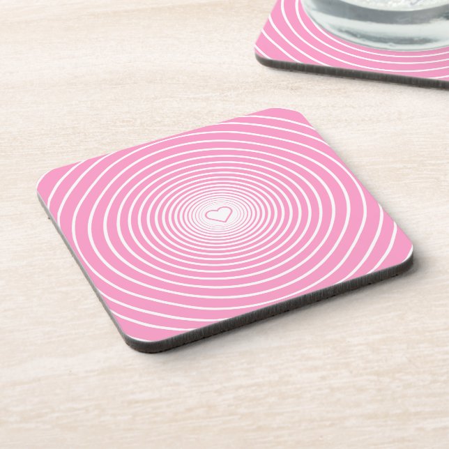 Dessous-de-verre Pâques de boisson rose - Vos couleurs (Côté gauche)