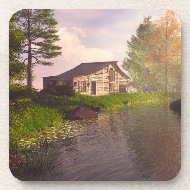 Dessous-de-verre Par la rive (Devant)