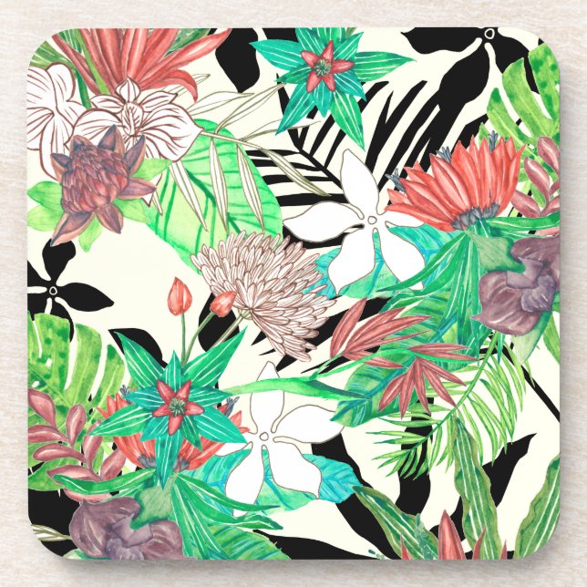 Dessous-de-verre Paradis floral II (Devant)