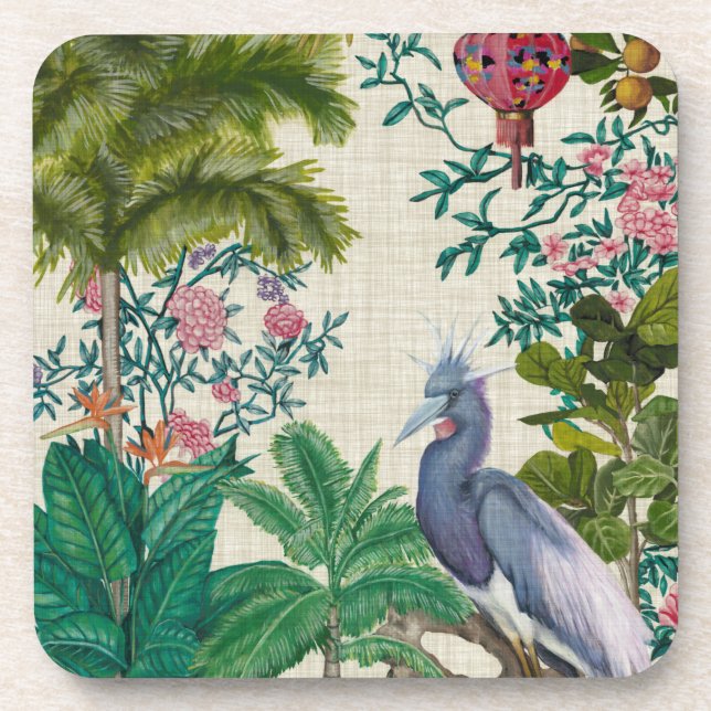 Dessous-de-verre Paradise Chinoiserie (Devant)