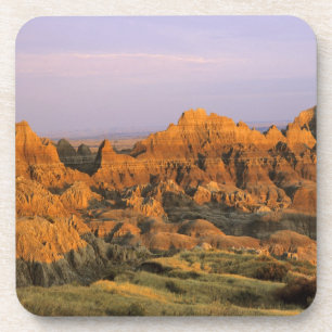 Dessous-de-verre Parc national de Badlands dans le Dakota du Sud