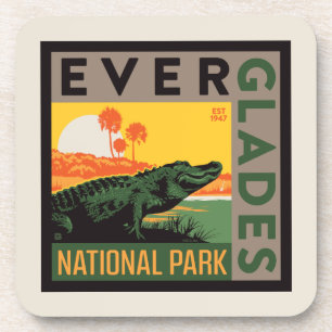 Dessous-de-verre Parc national des Everglades Floride
