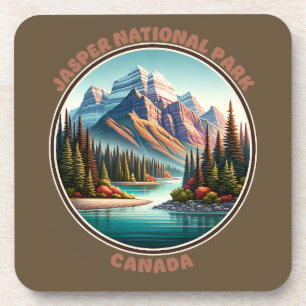 Dessous-de-verre Parc national Jasper Canada