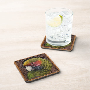 Dessous-de-verre Parrot vert australien Lorikeet