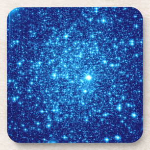 Dessous-de-verre Parties scintillant Astral Bleu