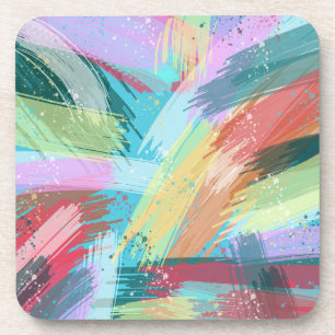Dessous-de-verre Pastel d'Art Abstrait