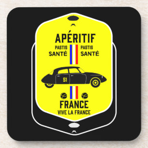Dessous-de-verre Pastis de Marseille France