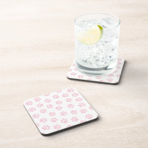 Dessous-de-verre Pâtes de chien, Pâtes de chien, Bébé Pâtes roses