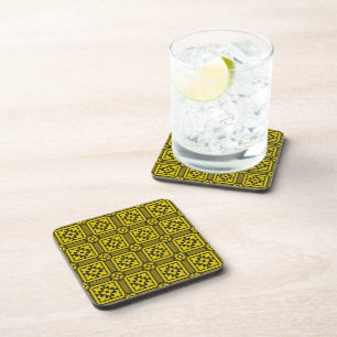 Dessous-de-verre Pattern de Medieval Yellow