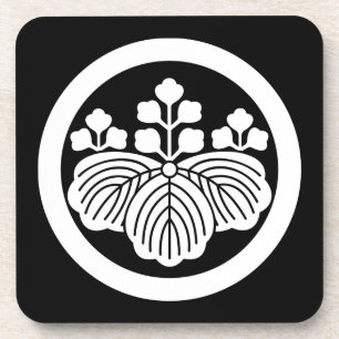 Dessous-de-verre Paulownia with 5&3 blooms in circle