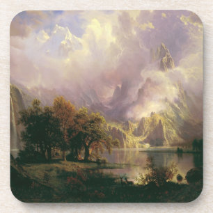 Dessous-de-verre Paysage Des Rocheuses Paysage Majestueux