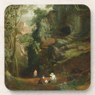 Dessous-de-verre Paysage près de Clifton, c.1822-23 (huile sur la
