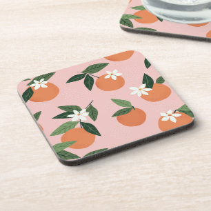 Dessous-de-verre Peach Orange Juice Motif