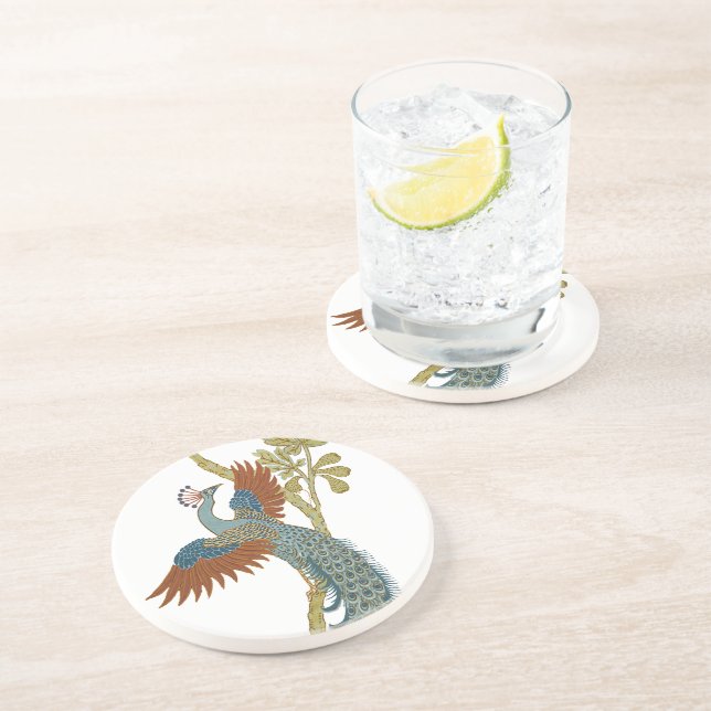 Dessous de verre Peacock vintages (Côté)
