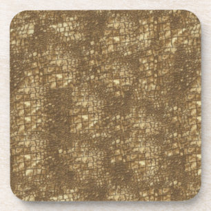 Dessous-de-verre Peau Brown de serpent
