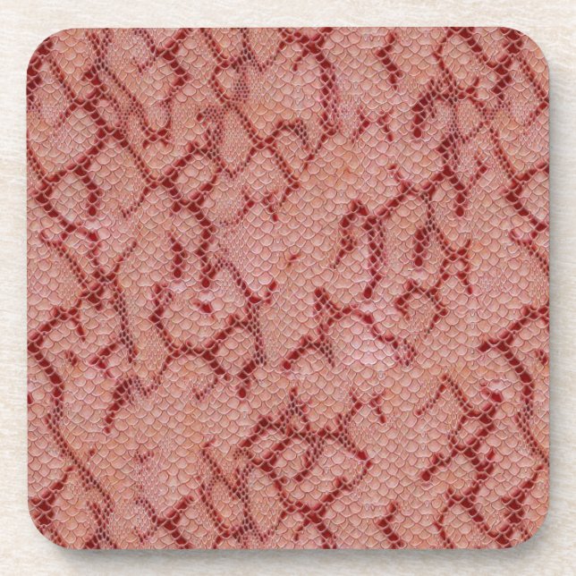 Dessous-de-verre Peau de serpent Maroon.jpg (Devant)