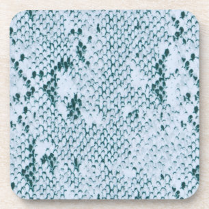 Dessous-de-verre Peau turquoise de serpent