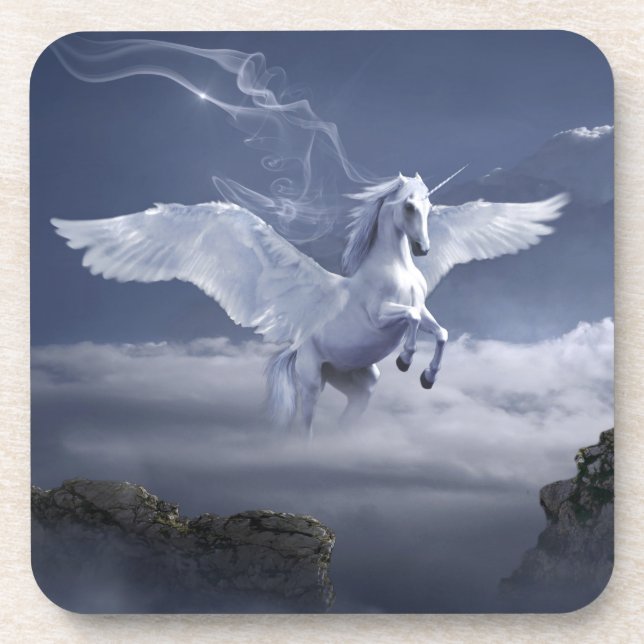 Dessous-de-verre Pegasus en vol (Devant)