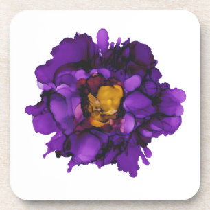 Dessous-de-verre Peinture à la main de cépages et de cépages vio