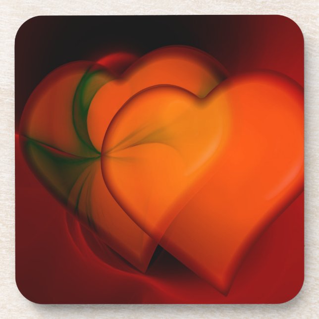 Dessous-de-verre Peinture cardiaque (Devant)