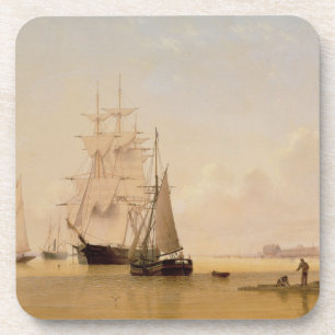 Dessous-de-verre Peinture de bateau (huile sur la toile) 2
