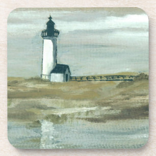 Dessous-de-verre Peinture du phare d'Annisquam